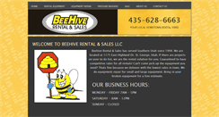Desktop Screenshot of beehiverentalandsales.com